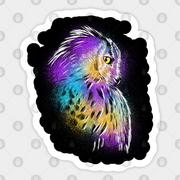 Sketch Owl colors Sticker by albertocubatas